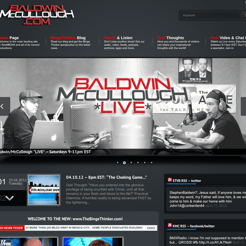 Website Design for Baldwin and McCullough Radio
