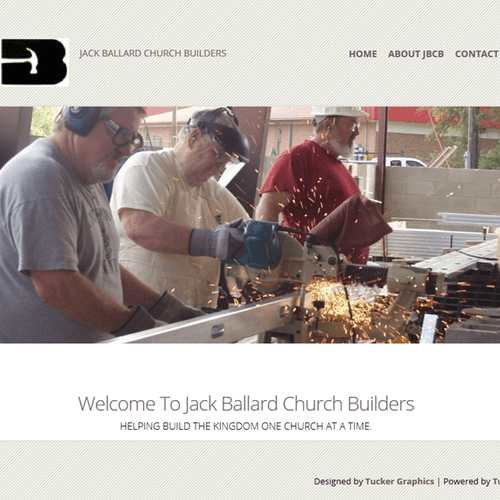 A non-profit corporation website for a church buil