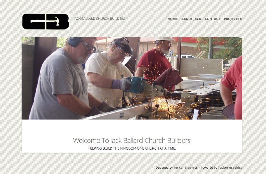 A non-profit corporation website for a church buil