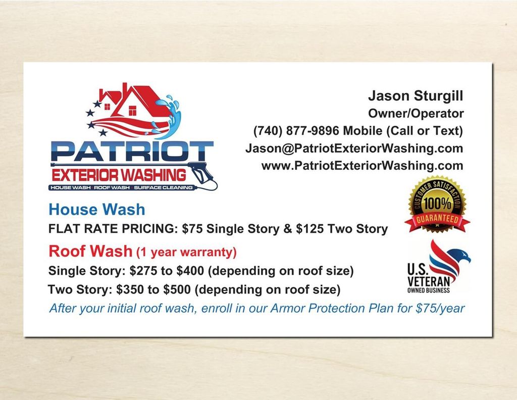 Patriot Exterior Washing, LLC.