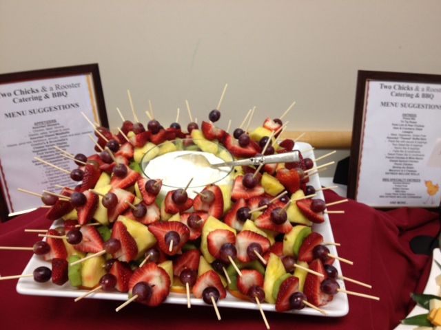 Fruit Kabobs with Yogurt Dip