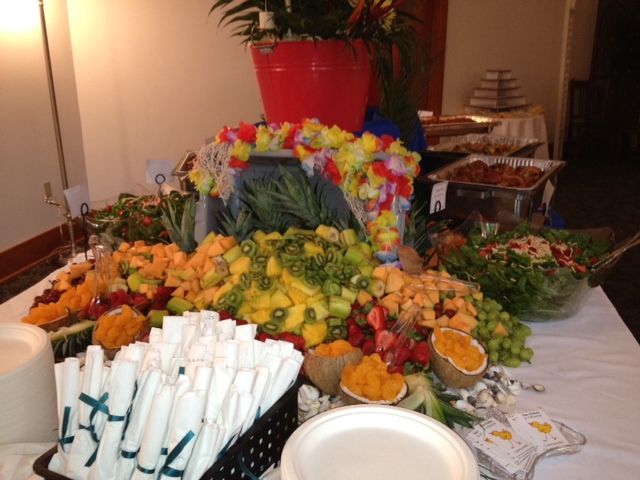 Hawaiian Themed Lunch