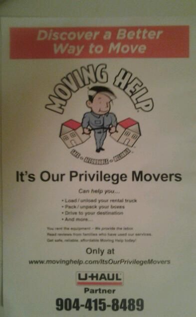 It's Our Privilege Movers