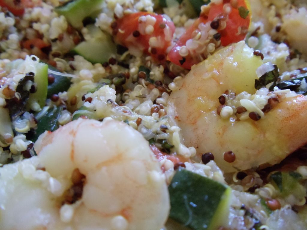 Quinoa with Cherry Tomatoes, Lemon and Mint