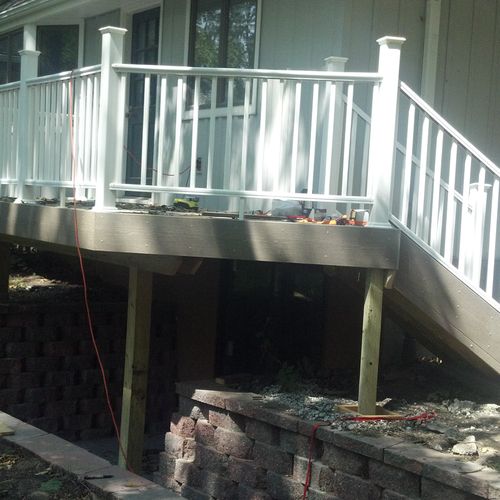 Custom Composite Deck- See more pictures at our we