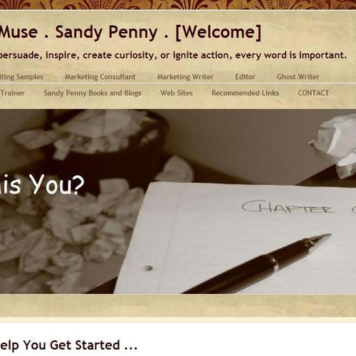 http://writingmuse.com by sandy penny
