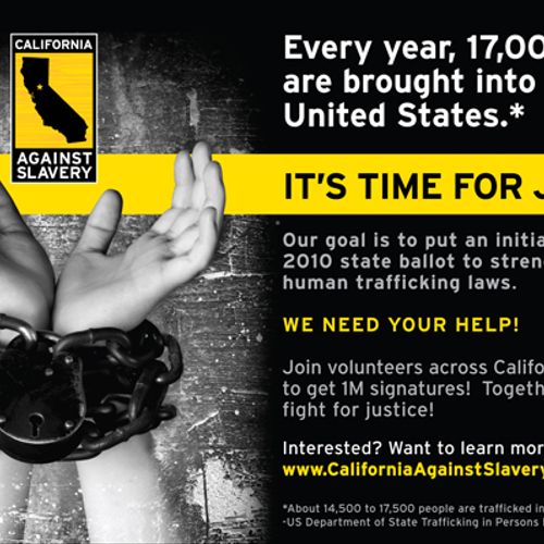 California Against Slavery Campaign (in collaborat