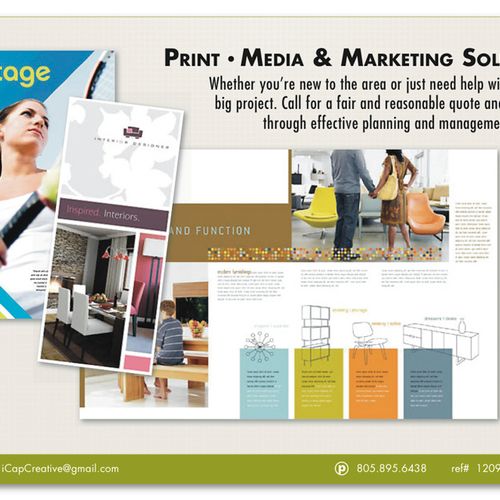 Print, Media & Marketing
Self Promo - Sept 2012