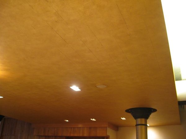Gold-leaf ceiling, NYC