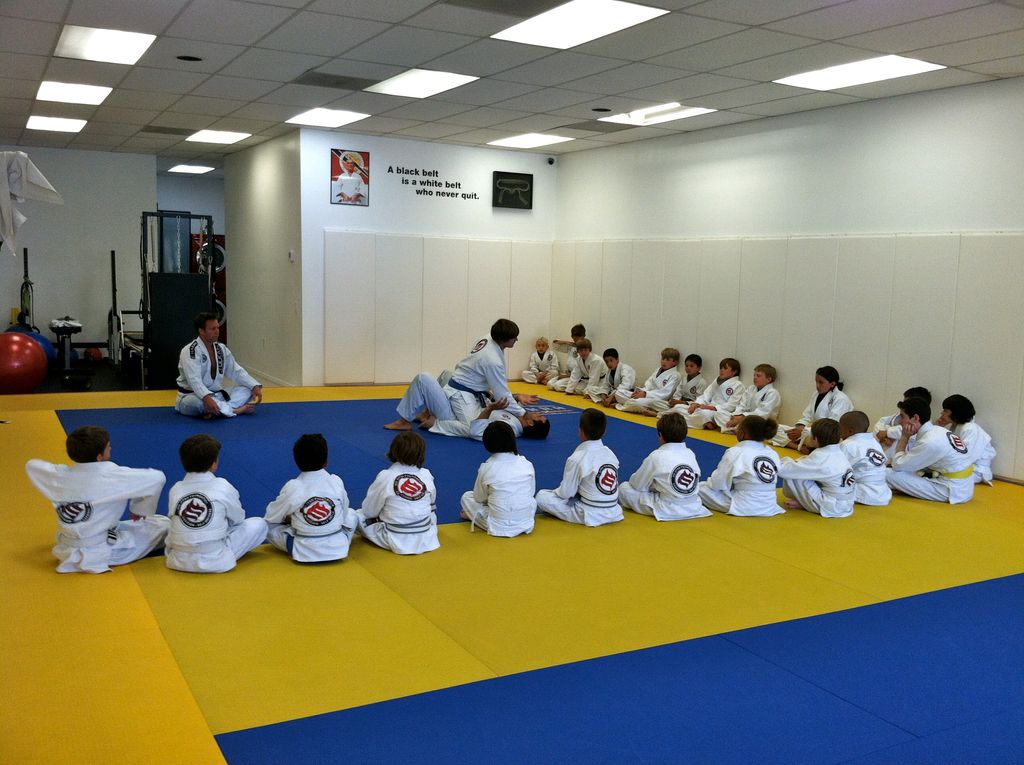 Kids Martial Arts class at Jiu Jitsu Foundation. O