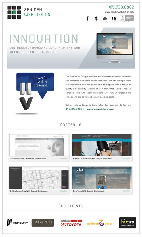 Innovative Web Design/Development.
