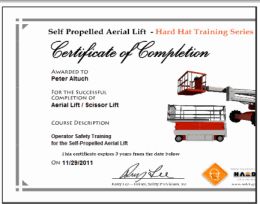 Aerial Lift Training