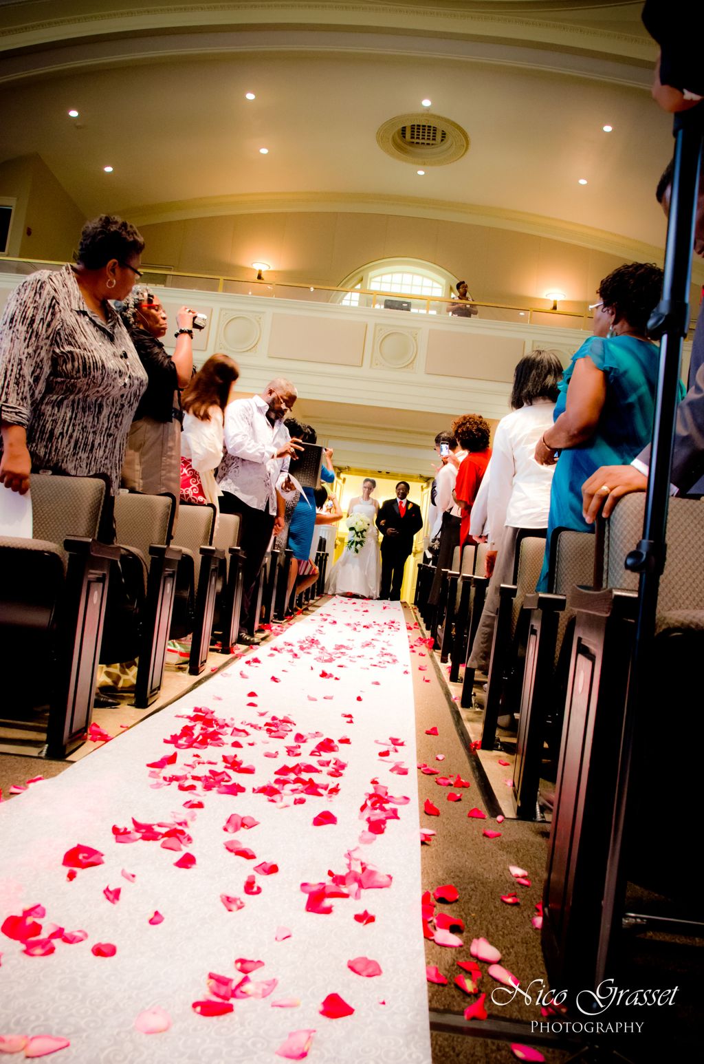 Dionne and Vern
Wedding ceremony at the Helen Bade