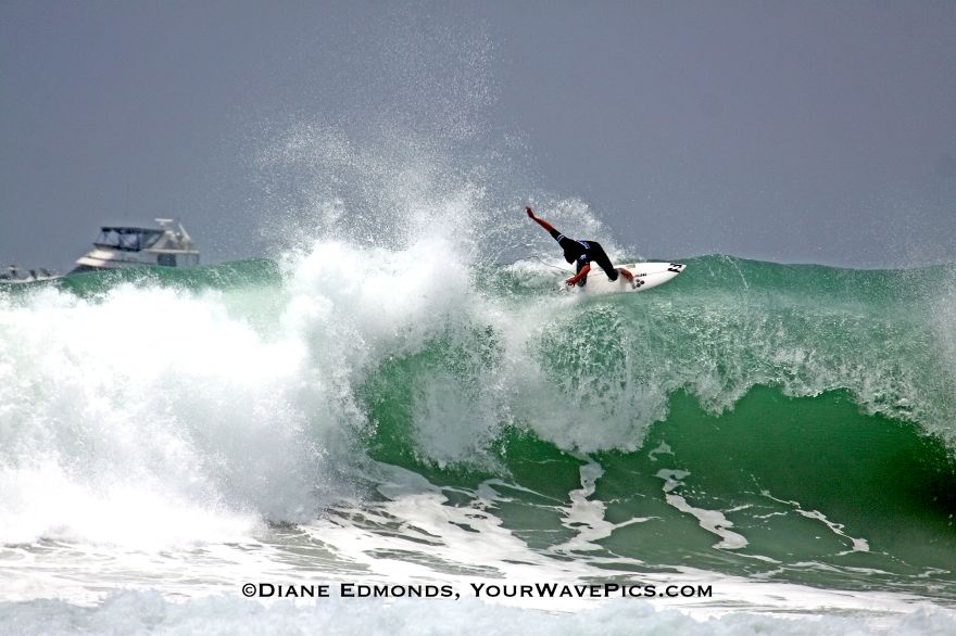 Andy Irons on a huge floater during the US Open 7/
