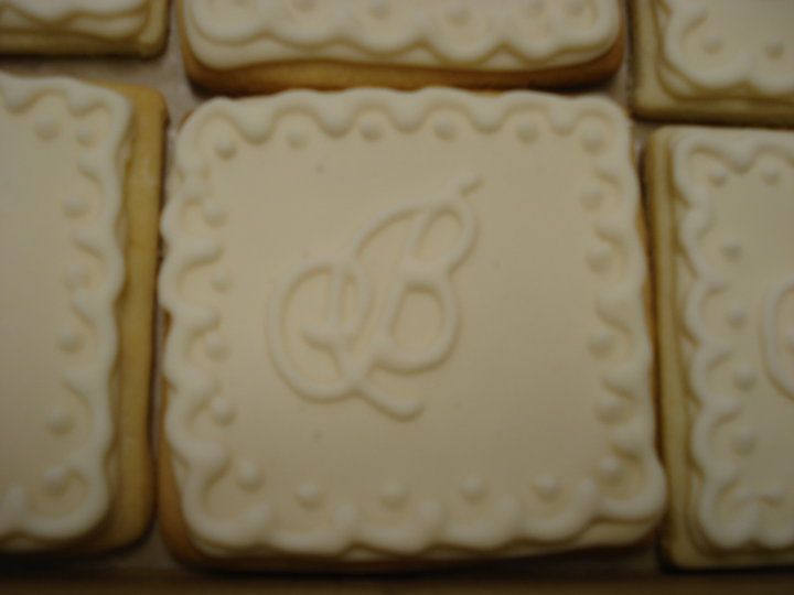 Monogram cookies
