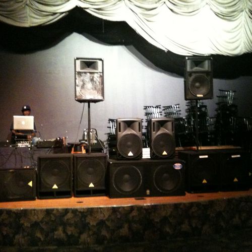 I Can Rent This Out To YOU:  16 Speaker Set up for