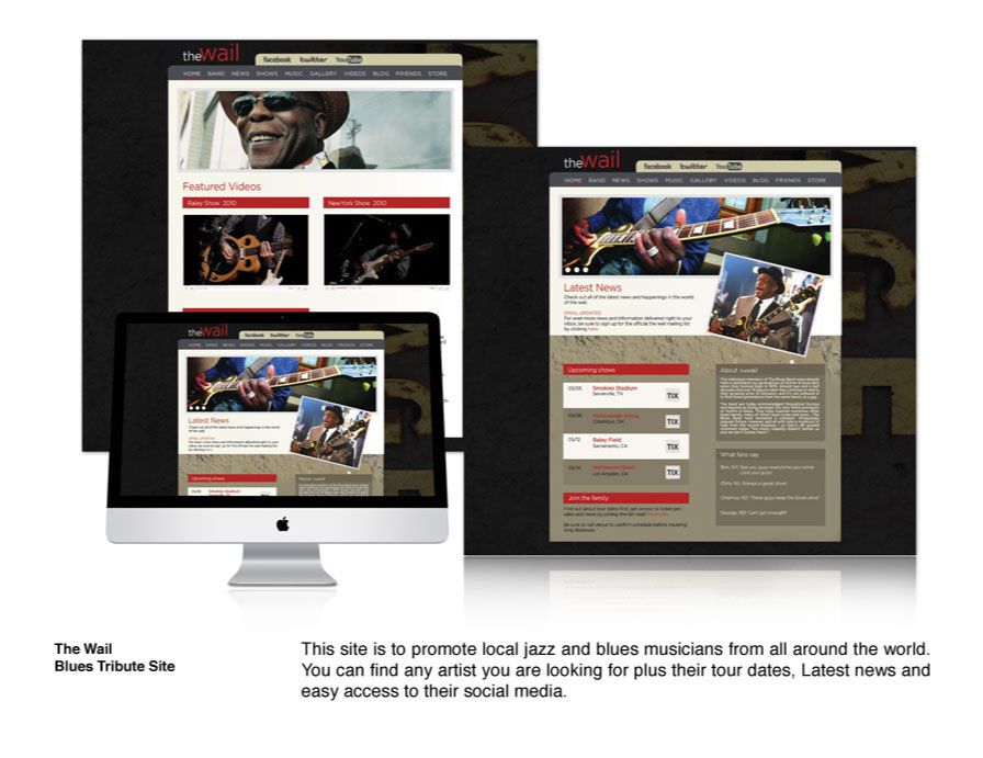 The Wail; was developed for a jazz lover as he was