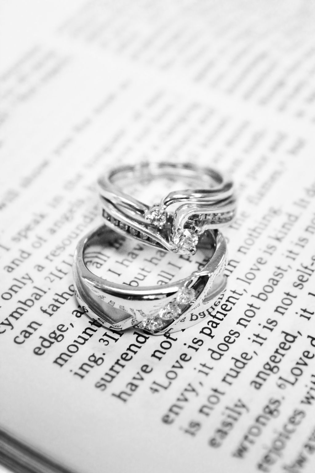 Ring Shot on Favorite Bible Scripture