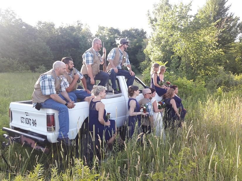 Bridal party has a shotgun affair