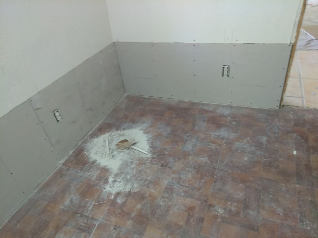 replace water damage dry wall