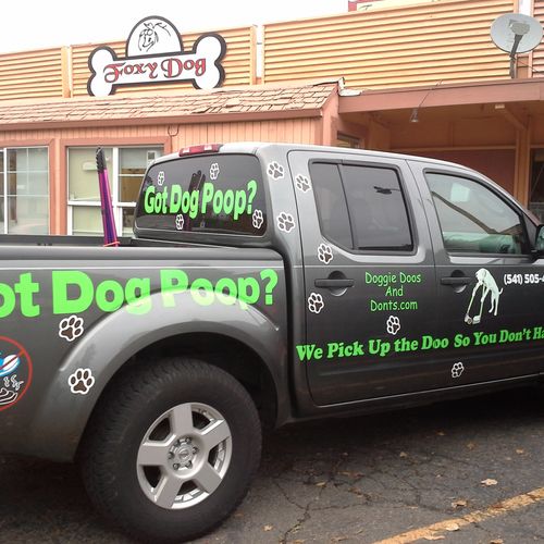 Keep an eye out for the Got Dog Poop truck!