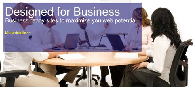 Our sites are designed for business!