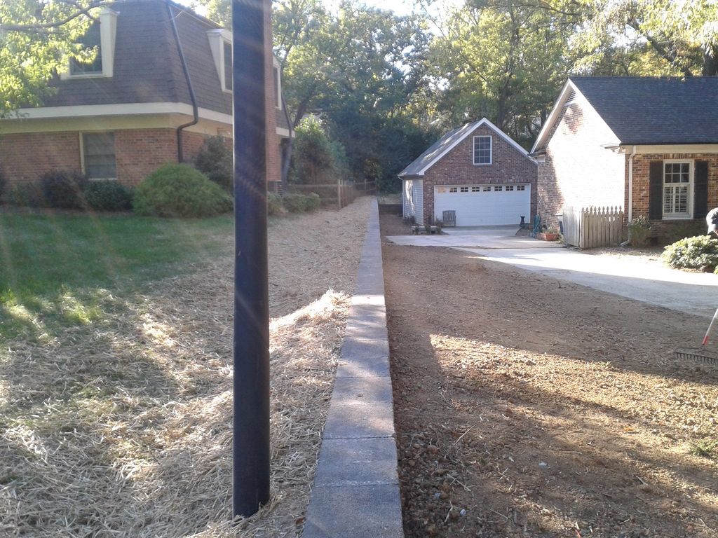 retaining wall replacement ...after