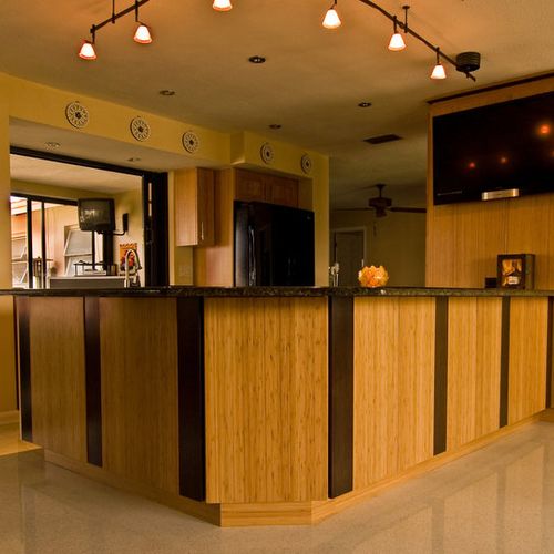 Bambo kitchen cabinets doors in Seminole FL