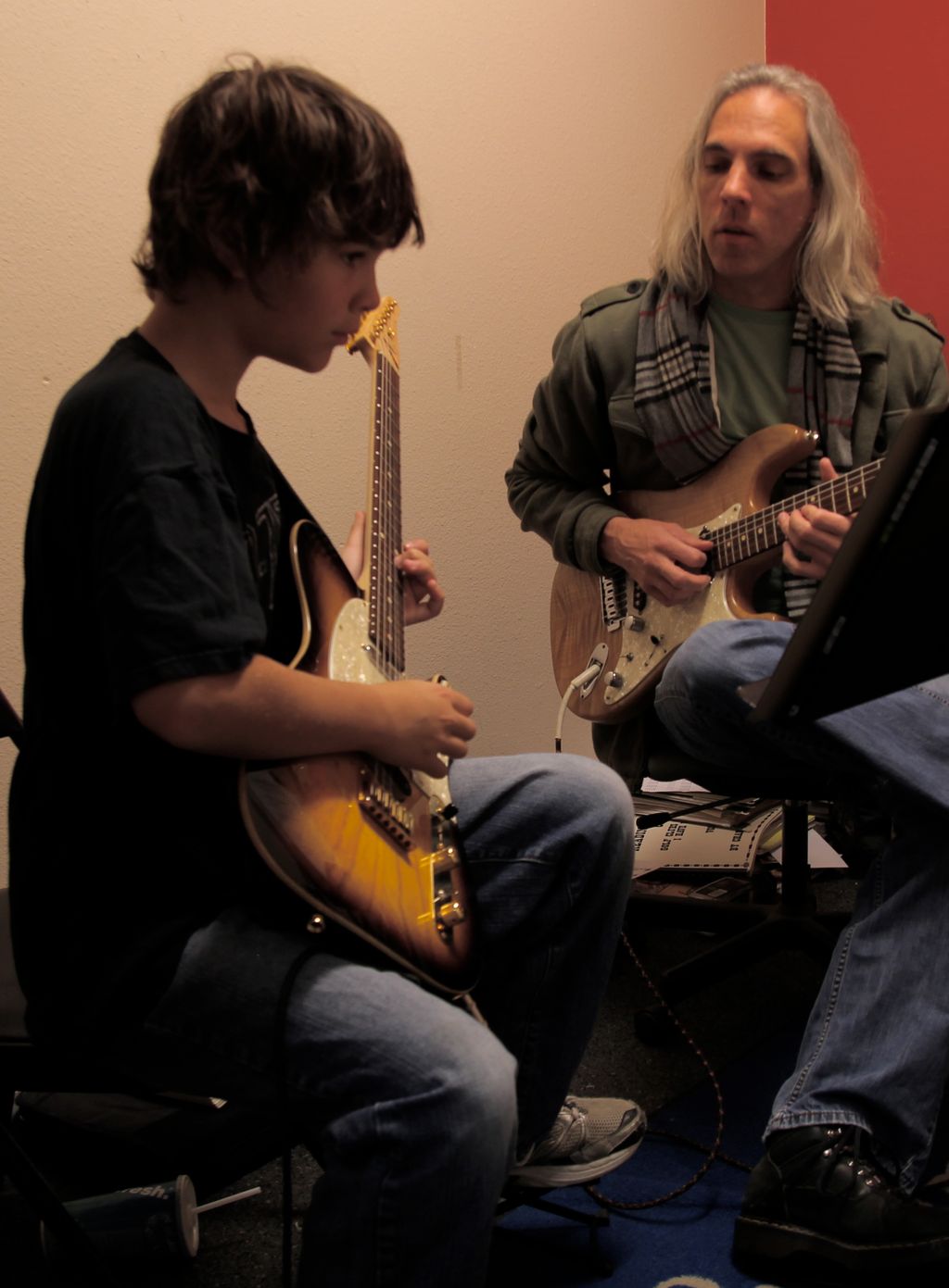 Teaching one of my favorite students the art of be