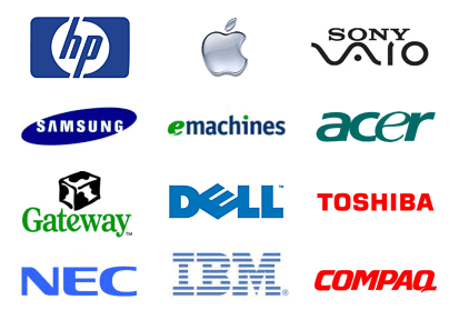 Here are a few computer brands we service but are 
