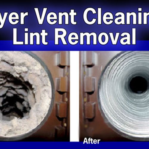 We also do Dryer Vent Cleaning