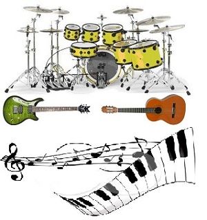 Music Lessons - Guitar Drums Piano