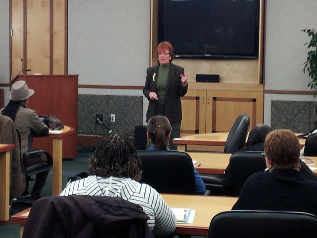 One of our Meetup sessions with a guest speaker.