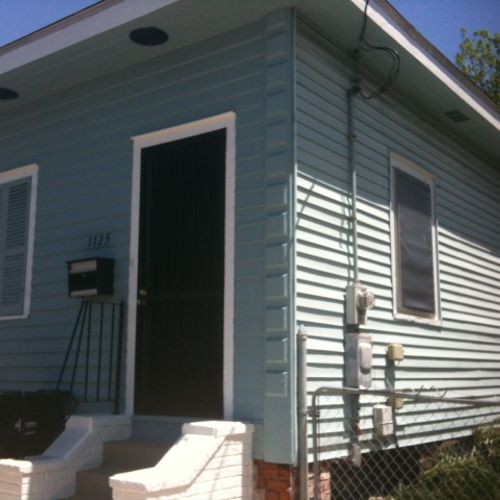 Bywater home, historical home.  Front wood exterio
