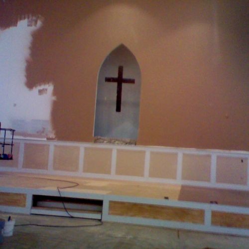 Church remodel & paint
