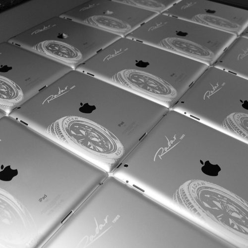 Engraved iPads w/ Company Logo - http://engravesol