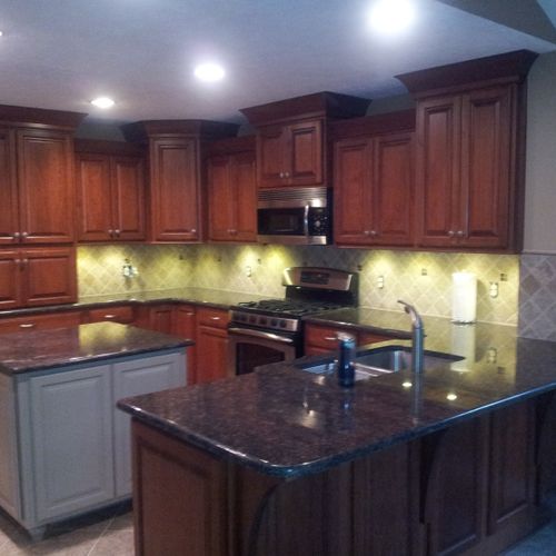 complete kitchen remodel, floor to ceiling