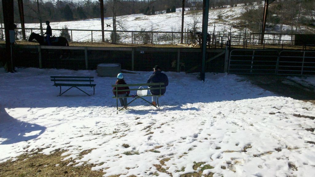 Winter Ops at Blue Point Stables. Ahhh... the fres
