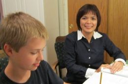 With my Student, Eric