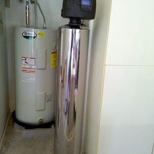 Water heater and whole house water filter I instal