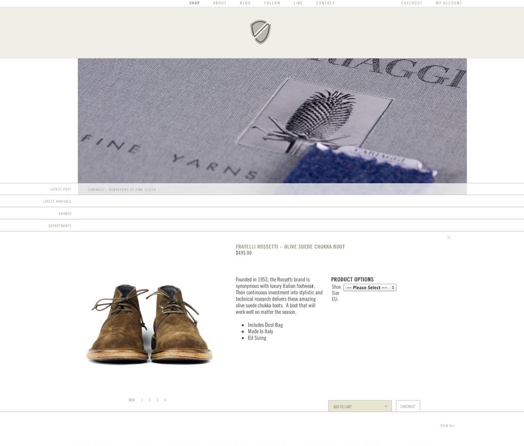 Gentlemans Armory product page