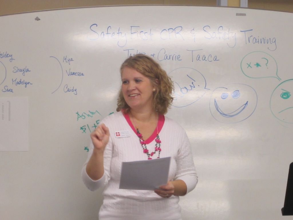 Teaching a Child & Babysitting Safety course.