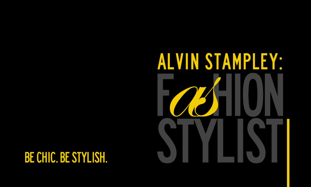 Alvin Stampley Chic Wardrobe