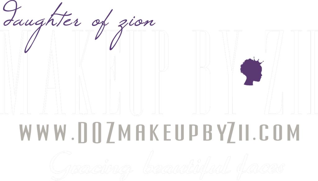 DOZ Makeup By Zii on black background