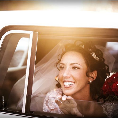 Bride in the Limousine