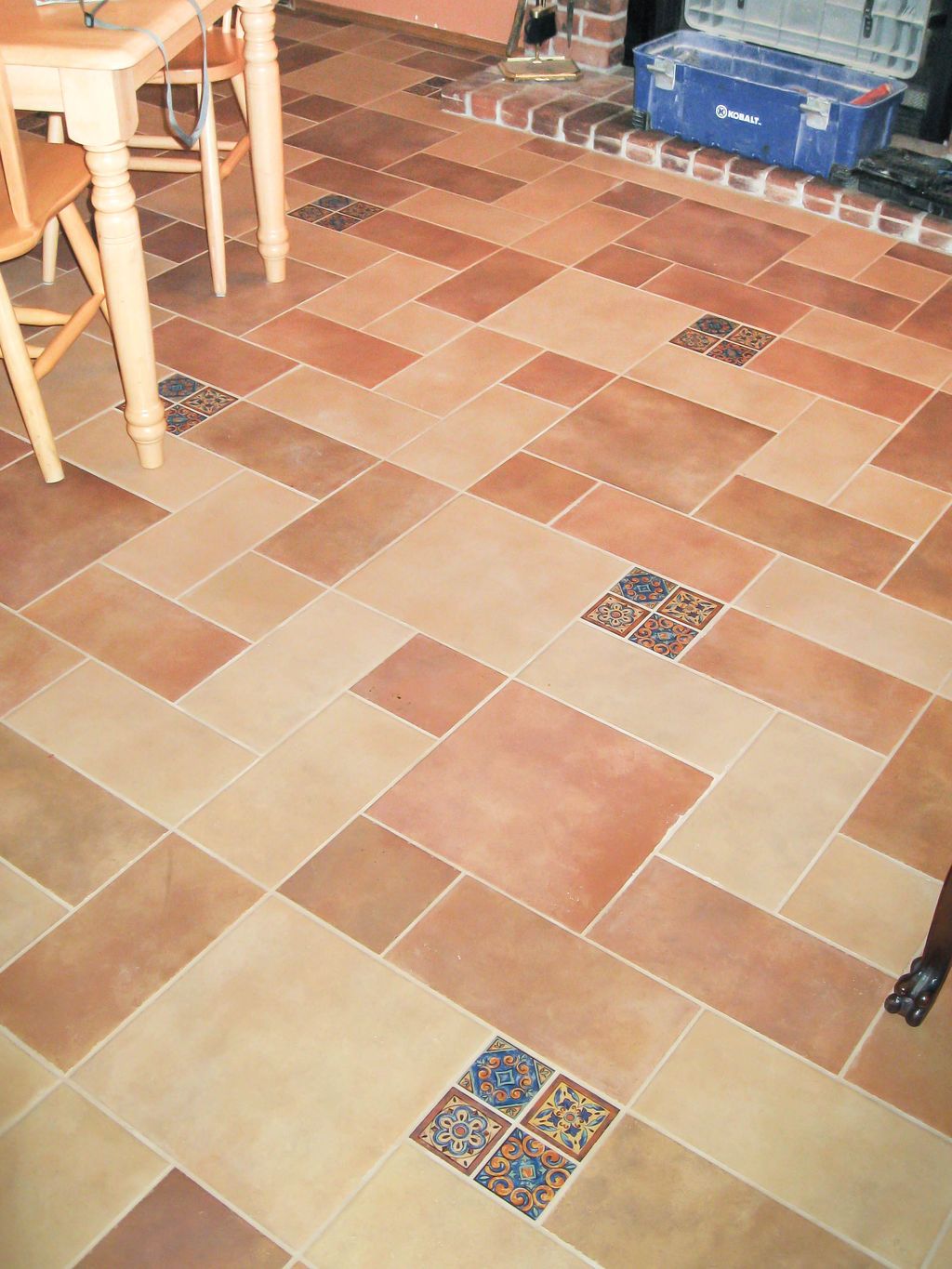 Floor porcelain pattern