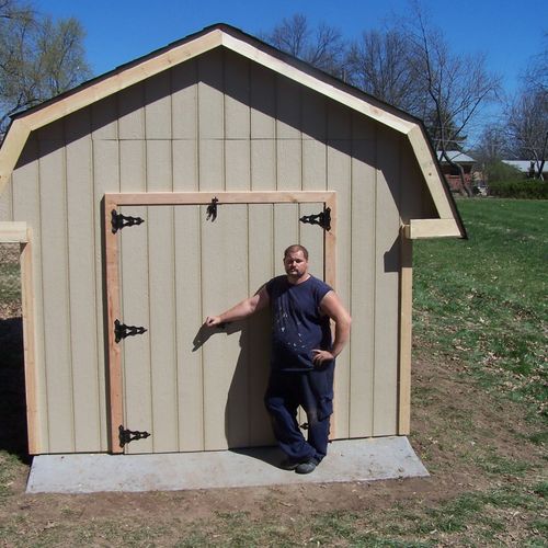 Shed built from "scratch"