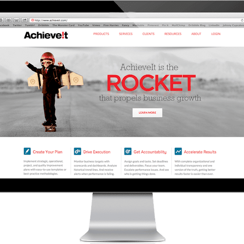 achieveit.com website design