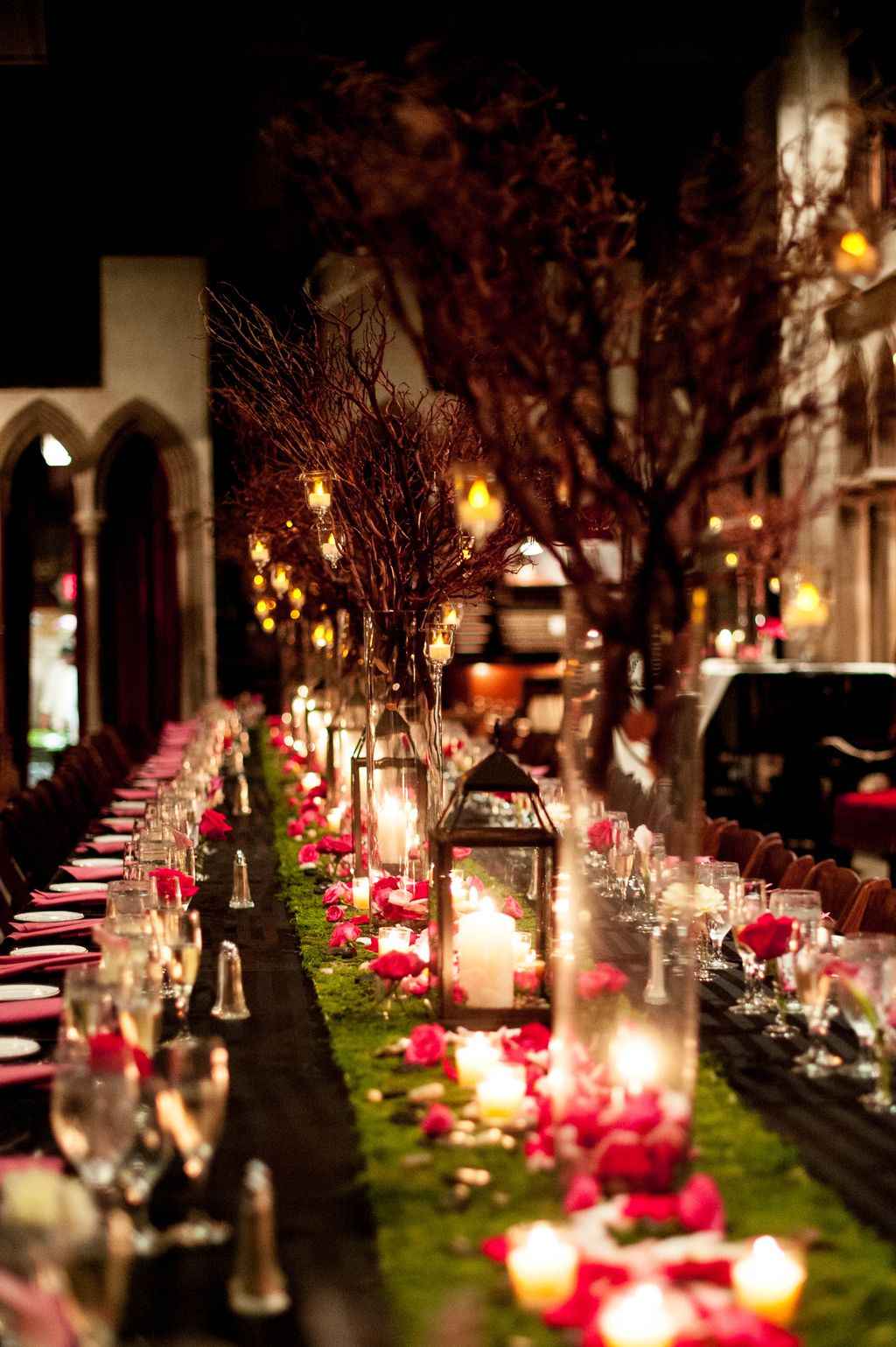 Reception Table - Enchanted Forest Theme