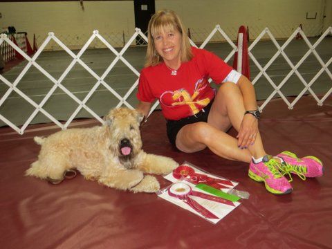 Krista earning her new Rally title in 2012!